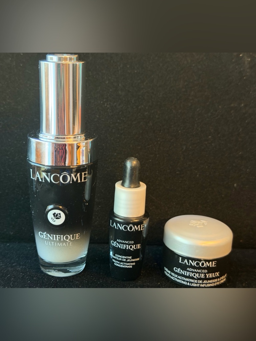 Lancôme Génifique Skincare Set in Black and Silver